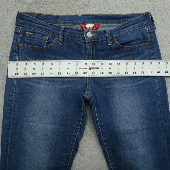 Lucky Brand Jeans Womens Size 6 Short Blue Low-Rise Charlie Baby Boot 30" Inseam - Picture 7 of 16